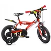 Kubisport Vaikiškas dviratukas 14 cali raudona kółka boczne hamulec Dino Bikes (Kub_05-CSK5143K-CRV)