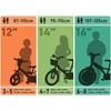 Kubisport Vaikiškas dviratukas 14 Cali Zygzak McQueen Cars Auta hamulec Dino Bikes (Kub_05-CSK5143K/CS3)
