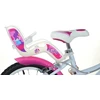 Kubisport Vaikiškas dviratis 16 colių Fairy mergaitėms su krepšeliu ir sėdynėle Dino Bikes (Kub_05-CSK5166K-BF)
