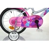 Kubisport Vaikiškas dviratis 16 colių Fairy mergaitėms su krepšeliu ir sėdynėle Dino Bikes (Kub_05-CSK5166K-BF)