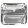 Plieninė ūkinė plautuvė Kuchinox EKO, SKE_090A, Inox