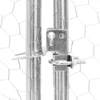vištienos bėgimas su stogu 2,5x12x2,25 m cinkuoto plieno