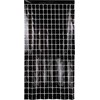 PartyDeco Vakarėlio užuolaidų kvadratai juodi 100x200cm