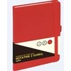 KW Trade Bloknotas GRAND su gumkÄ… raudona A5/80 kartek grotelės 232365