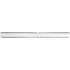 Kw Trade Plastikinė liniuotė 50 cm GRAND