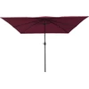 Sodo skėtis Bordo raudona 295 x 295 x 245 cm