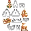 La Cucina Sausainių formelės Kalėdoms 3D 8 vnt.