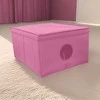 ORDINETT Folding box L size 50x40x25cm Blossom
