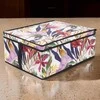 ORDINETT Folding box L size 50x40x25cm Floral Beauty