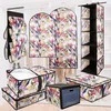 ORDINETT Folding box M size 48x36x19cm Floral Beauty