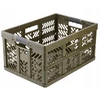 Keeeper Sulankstoma dėžė, kurios keliamoji galia iki 50 kg, Ben 54x37x28cm 45L alyvuogių spalvos 4052396121681
