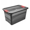 keeeper Aufbewahrungsbox"Box Solido" 52 Liter graphite/raudona mit Deckel Deckel