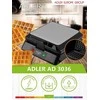 Vaflinė Adler AD 3036 sidabrinė ir-juoda
