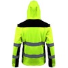 Lahti Pro Įspėjimas softshell striukė su nuimamomis rankovėmis, geltona, "2xl", ce,lahti