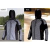 Lahti Pro Striukė Softshell striukė su gobtuvu, pilka-juoda-raudona, "2xl", ce, Lahti