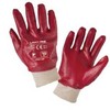Lahti Pro Rękawice Raudonos PVC pirštinės l240110p, kartonas, "10", ce, Lahti