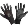 Lahti Pro Rękawice PU pirštinės juodos l230508p, 12 porų, "8", ce, Lahti