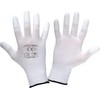 Lahti Pro Rękawice PU pirštinės, be pirštų, baltos l231109p, kartonas, "9", ce, Lahti