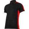 Lahti Pro Marškinėliai Polo marškinėliai 190g/m2, juodi ir raudoni, "m", ce, Lahti