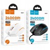 Wire pelė žaidimams Hoco USB A 2400 dpi GM37 juodas