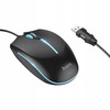 Wire pelė žaidimams Hoco USB A 2400 dpi GM37 juodas