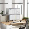 Laikiklis Alogic „Elevate 34“ dvigubas vertikalus monitoriaus stovas, sidabrinis
