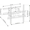 Laikiklis Art LCD/LED TELEVIZORIAUS MONTAVIMAS 23-60" 45KG AR-45 ART vertikalus ir horizontalus reguliavimas