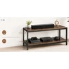 Laikiklis Art Universalus televizoriaus, tiunerio, multimedijos stovas 40KG SM-01 120cm 2 lentynos (STO SM-01)