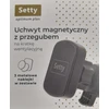 Setty Optimum Plus magnetic car holder for air vent PM-100 juodas