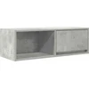 TV staliukas Televizoriaus spintelė, betono, 80x31x25,5cm, apdirbta mediena