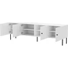 Laikiklis Cama Meble 4D RTV cabinet PALAZZO BIS 201x40x60 baltas matt