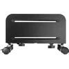 Laikiklis do komputera InLine® PC-Trolley, Rolling support for computer cases, max 10kg, juodas