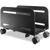 Laikiklis do komputera InLine® PC-Trolley, Rolling support for computer cases, max 10kg, juodas
