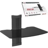 Laikiklis Ergosolid OVI-S1 - Garso/vaizdo/DVD lentynėlė, grūdintas stiklas ir labai aukšta gamybos kokybė