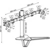 Ergosolid Monitorių laikiklis NF 22 10''-30'' iki 2*10 kg