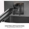 eSTUFF Vienos dujinės spyruoklės monitoriaus laikiklis