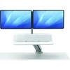 Laikiklis Fellowes Sit-Stand LotusRT dvigubos baltos