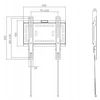 Fiber Mount „Fiber Novelty C12F“ – tvirtas, fiksuotas ir kompaktiškas laikiklis LCD LED televizoriams iki 50 kg