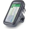 Forever BH-100 dviračio laikiklis, skirtas mobiliesiems telefonams iki 6,5"; Su langu Juodas