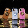 Laikiklis skirtas telefonui Popsockets Round Radial Gold Aluminum MagSafe 807259
