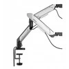 2 monitorių laikiklis AndaSeat Stealth PRO II Duo, 19 cm³, 17–42 colių, baltas