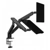 2 monitorių laikiklis AndaSeat Stealth PRO II Duo, 19 cm³, 17–42 colių, juodas