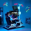 OPLITE Monitorius Stand GTR S8 E-SPORT (Single Monitorius) baltas retail