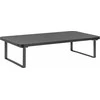 Laikiklis Powerton Monitoriaus pagrindas, lengvas montavimas, vieta klaviatūrai, juoda, metalinė / MDf plokštė, 20 kg keliamoji galia, Powerton, ergo