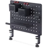 Laikiklis StarTech tvirtinama perforuota lenta su priedais, 16,5 x 12,5 col. (42 x 32 cm), plieninė perforuota lenta, stalo daiktų laikymo organizatorius, tvirtinama prie stalo, juoda - tvirtinimo komponentas - spaustukas - plienas - juodas - tvirtinamas prie stalo