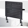 Laikiklis StarTech tvirtinama perforuota lenta su priedais, 16,5 x 12,5 col. (42 x 32 cm), plieninė perforuota lenta, stalo daiktų laikymo organizatorius, tvirtinama prie stalo, juoda - tvirtinimo komponentas - spaustukas - plienas - juodas - tvirtinamas prie stalo