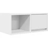 TV staliukas Televizoriaus spintelė, balta, 60x31x25,5 cm, apdirbta mediena