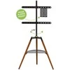 Laikiklis Techly TV trikojis stovas 32-65'' iki 32kg reguliuojamas su medine lentyna