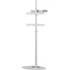 Laikiklis Techly TV grindų stovas 32"-65" iki 35kg reguliuojamas baltas