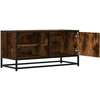 TV staliukas Televizoriaus spintelė, dūminė, 80x34,5x40cm, mediena/metalas